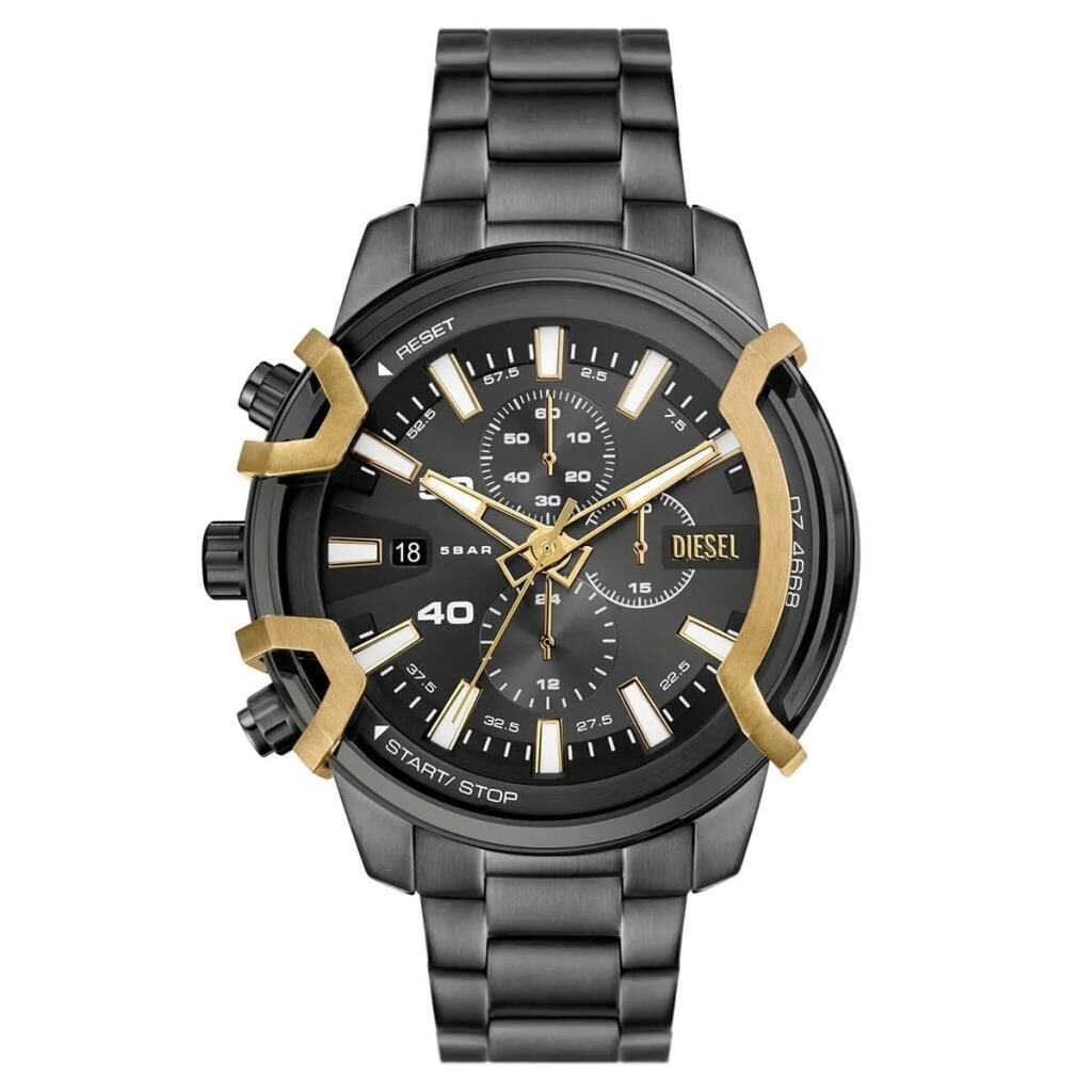 Diesel DZ4668 Quartz Çelik Füme Gri Kadran 5 ATM 48 mm Erkek Kol Saati