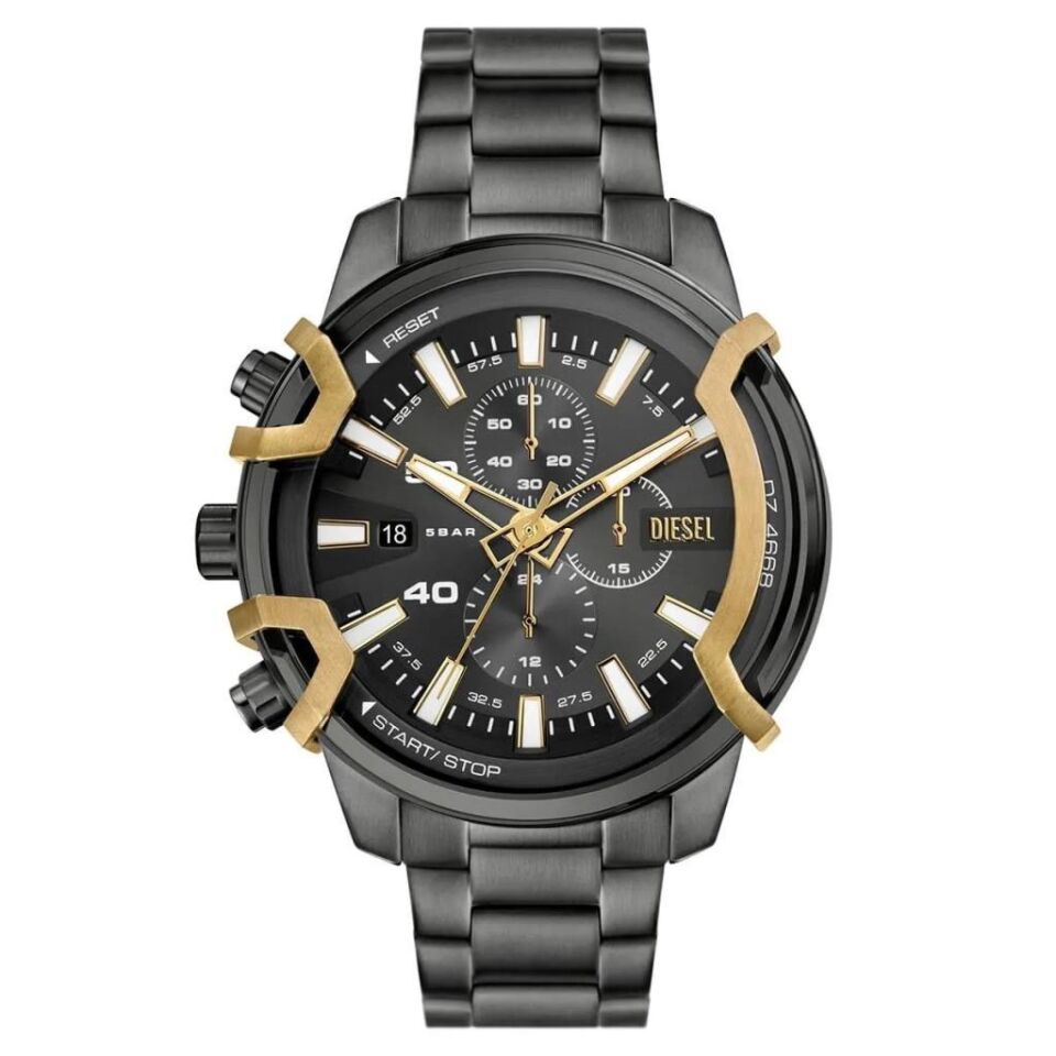Diesel DZ4668 Quartz Çelik Füme Gri Kadran 5 ATM 48 mm Erkek Kol Saati