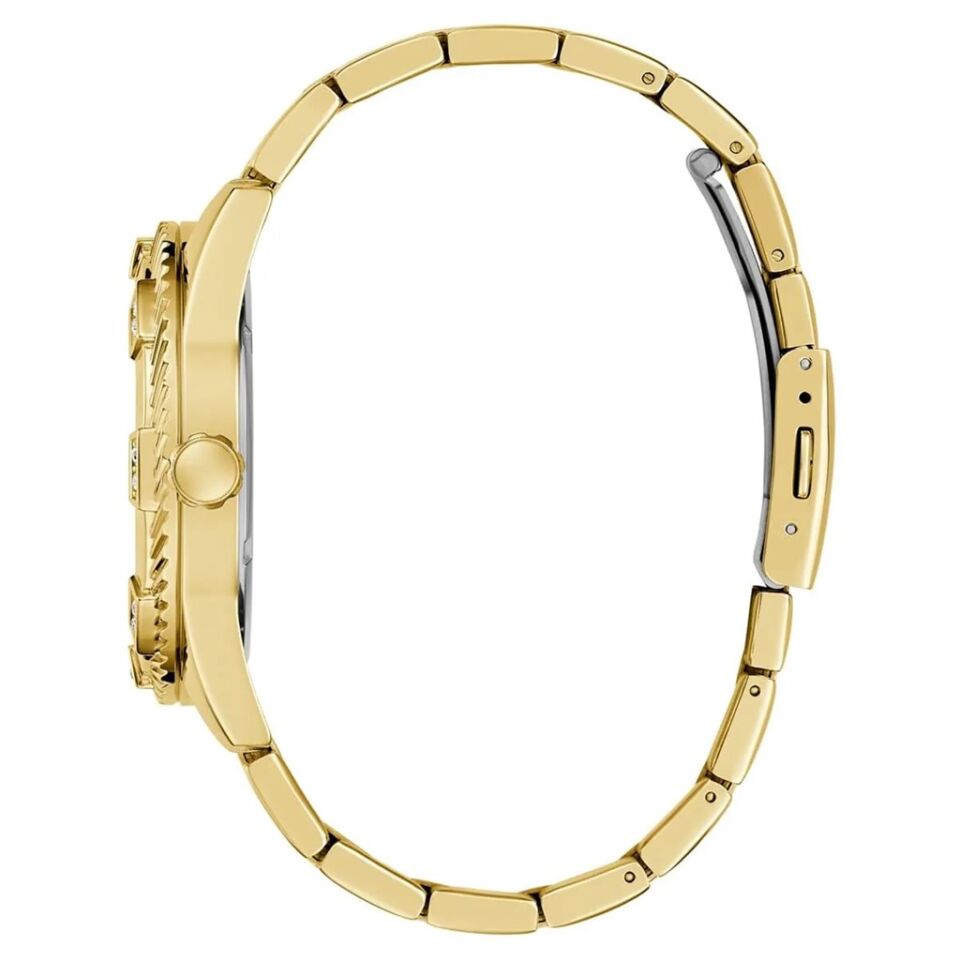Guess GUGW0783G1 Quartz Çelik Altın Rengi Siyah Kadran 44 mm Erkek Kol Saati
