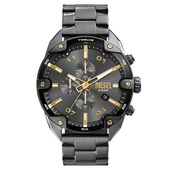 Diesel DZ4669 Quartz Çelik Füme 49 mm Erkek Kol Saati