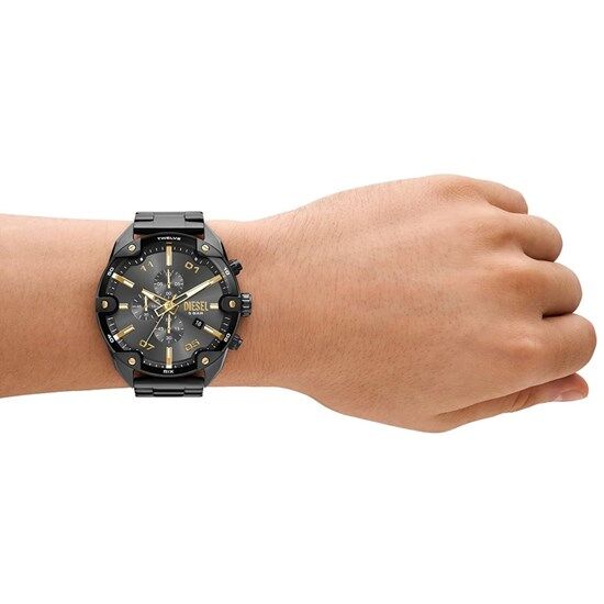 Diesel DZ4669 Quartz Çelik Füme 49 mm Erkek Kol Saati
