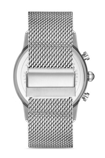 Ferro 45 mm Gümüş Hasır Kordon Erkek Kol Saati FM1536C-E FM1536C-E