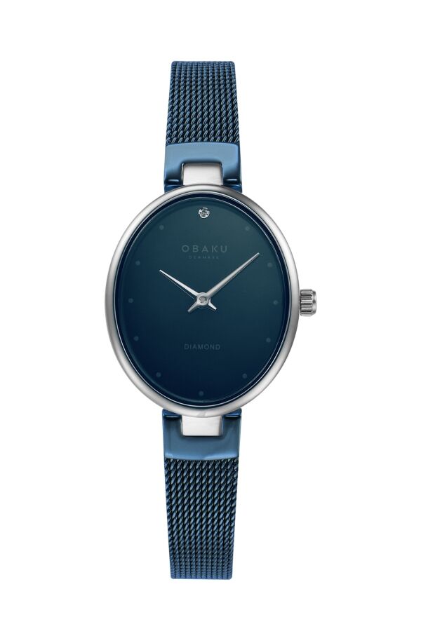 Obaku Denmark V312LXCLML Quartz Hasır Kordon Lacivert 24 mm Kadın Kol Saati