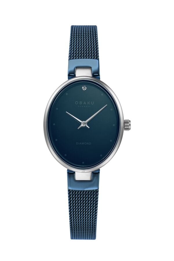 Obaku Denmark V312LXCLML Quartz Hasır Kordon Lacivert 24 mm Kadın Kol Saati