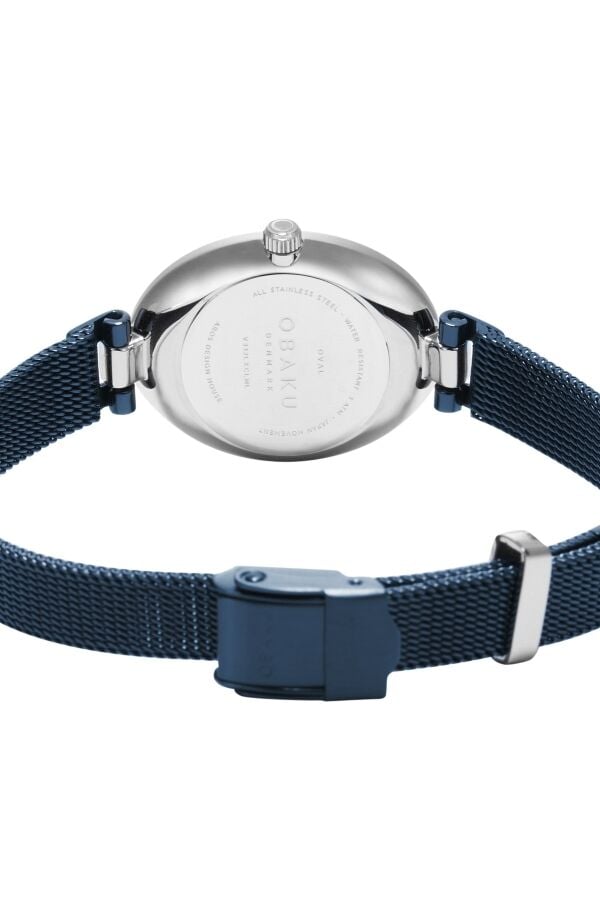 Obaku Denmark V312LXCLML Quartz Hasır Kordon Lacivert 24 mm Kadın Kol Saati
