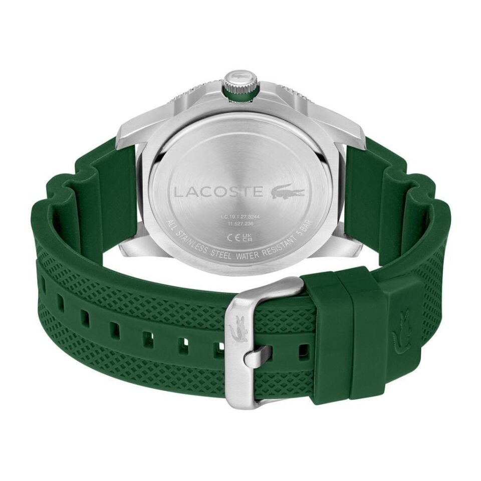 Lacoste 2011332 Quartz Silikon Yeşil 46 mm Erkek Kol Saati