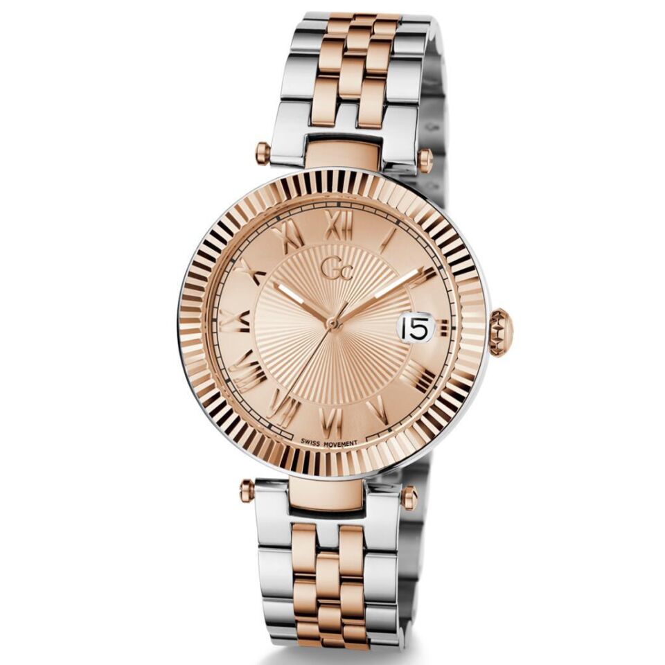 Gc GCZ36001L3MF Quartz Çelik Rose/Gold 10 ATM 38 mm Kadın Kol Saati