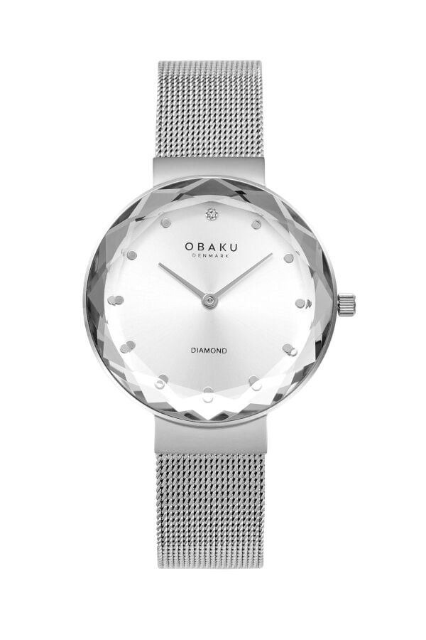 Obaku Denmark V300LXCIMC Quartz Çelik Gri Safir Cam 32 mm Kadın Kol Saati