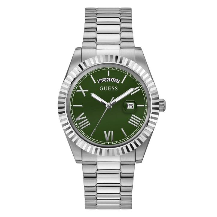Guess GUGW0265G10 Quartz Çelik Gri Yeşil Kadran 42 mm Erkek Kol Saati