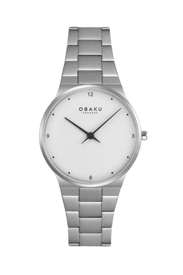 Obaku Denmark V305LXCWSC Quartz Çelik Gri Safir Cam 32 mm Kadın Kol Saati