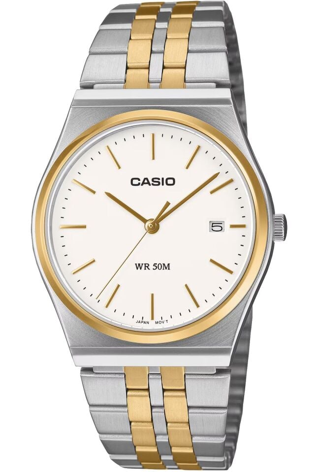 Casio Mtp-B145sg-7Avdf Quartz Çelik Altın-Gri 35 mm Erkek Kol Saati