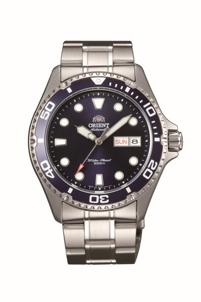 Orient FAA02005D9 Otomatik Çelik Gri Lacivert Kadran 20 ATM 42 mm Erkek Kol Saati