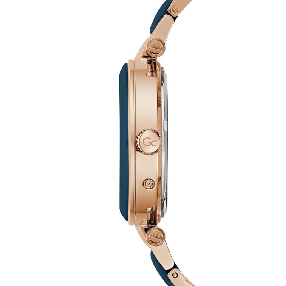 Gc GCY92006L7MF Quartz Çelik Rose Gold/Mavi 36 mm Kadın Kol Saati