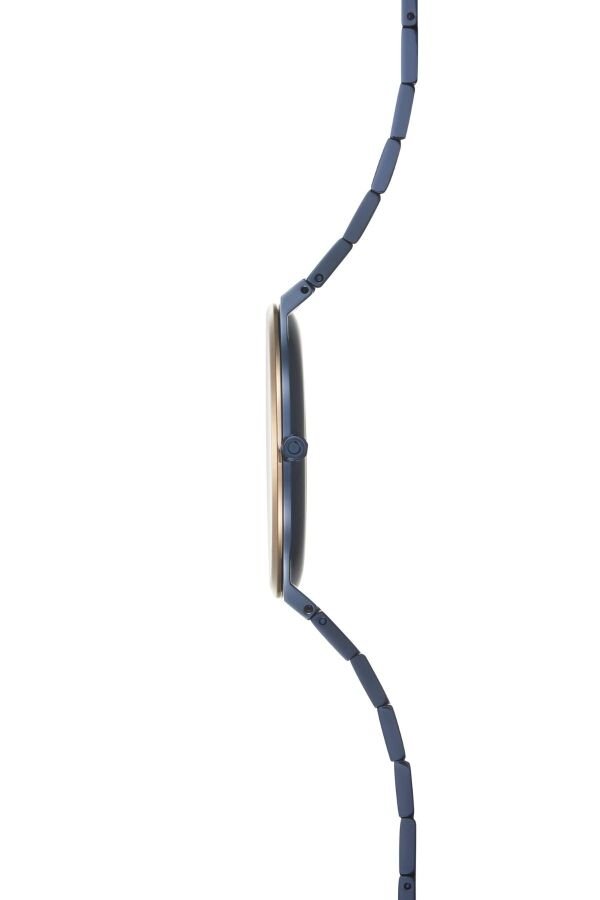 Obaku Denmark V305GXSLSL Quartz Çelik Lacivert Safir Cam 42 mm Erkek Kol Saati