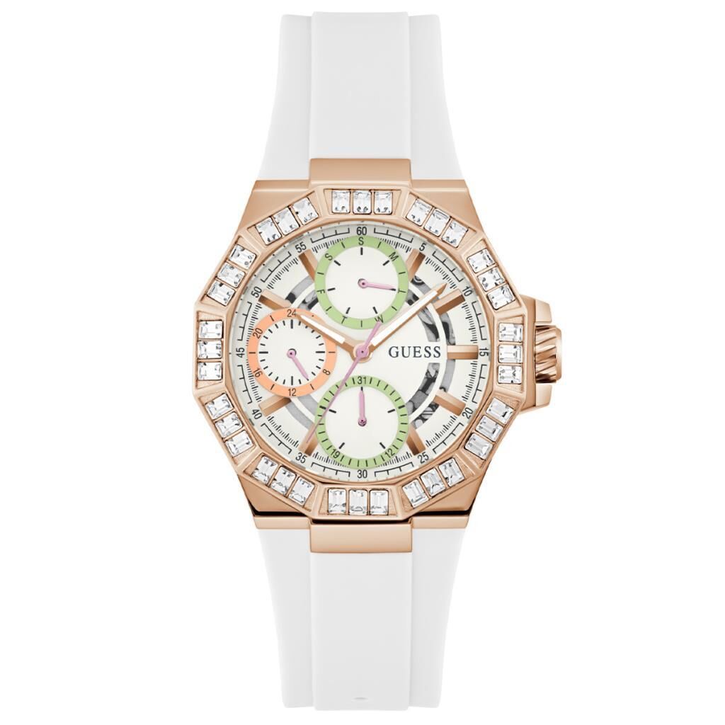 Guess GUGW0695L3 Quartz Silikon Beyaz 39 mm Kadın Kol Saati