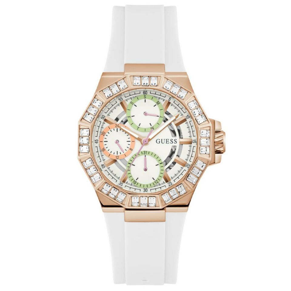 Guess GUGW0695L3 Quartz Silikon Beyaz 39 mm Kadın Kol Saati