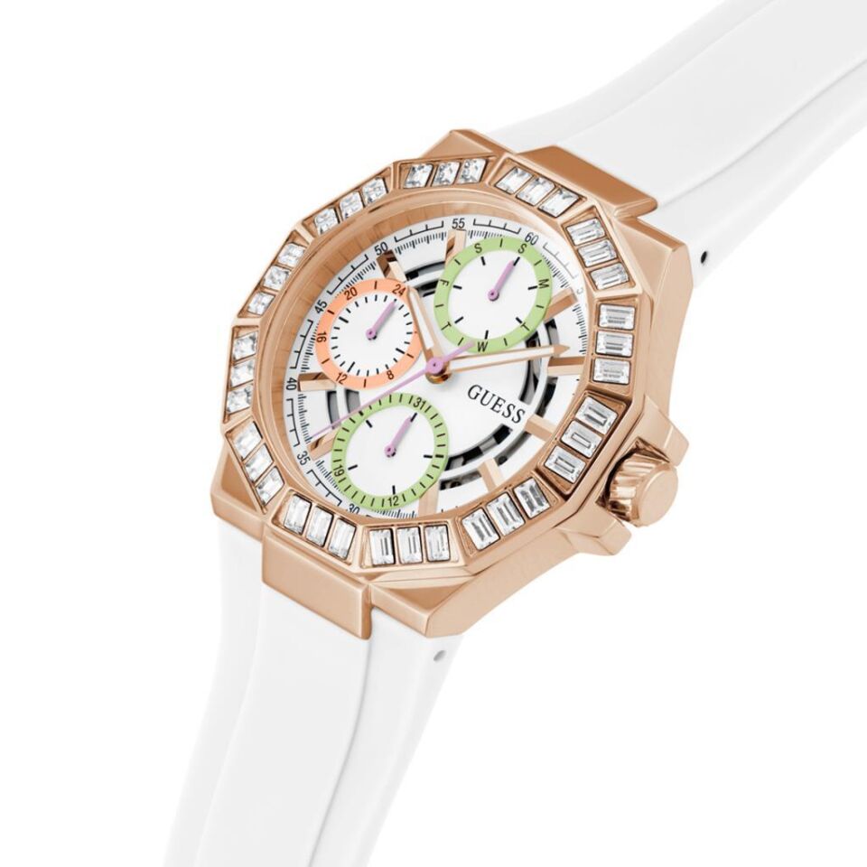Guess GUGW0695L3 Quartz Silikon Beyaz 39 mm Kadın Kol Saati