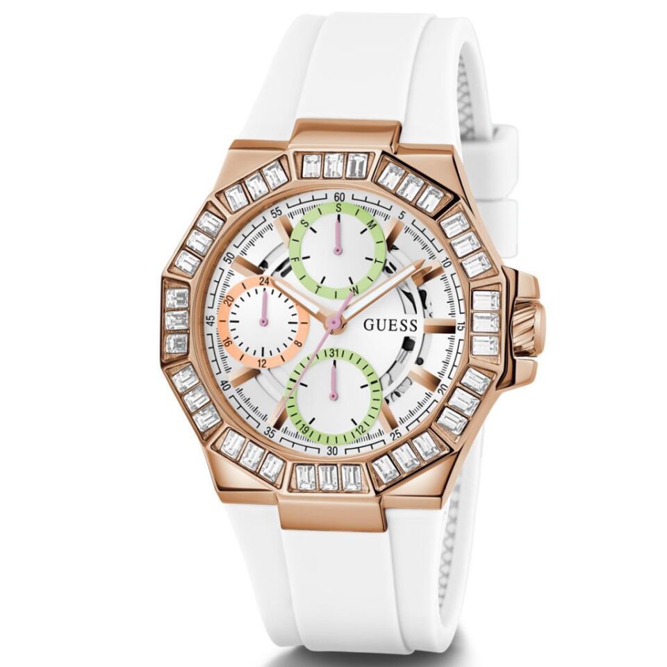 Guess GUGW0695L3 Quartz Silikon Beyaz 39 mm Kadın Kol Saati
