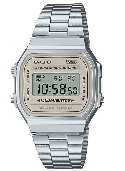 Casio Retro A168WA-8AYDF Quartz Dijital Çelik Gri 36 mm Erkek Kol Saati