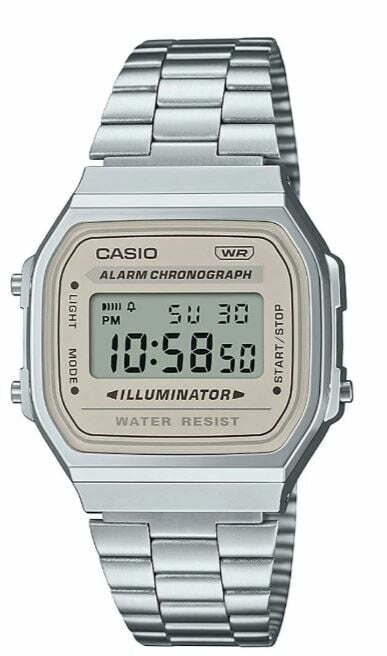 Casio Retro A168WA-8AYDF Quartz Dijital Çelik Gri 36 mm Erkek Kol Saati