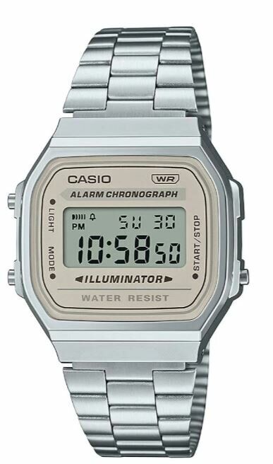 Casio Retro A168WA-8AYDF Quartz Dijital Çelik Gri 36 mm Erkek Kol Saati