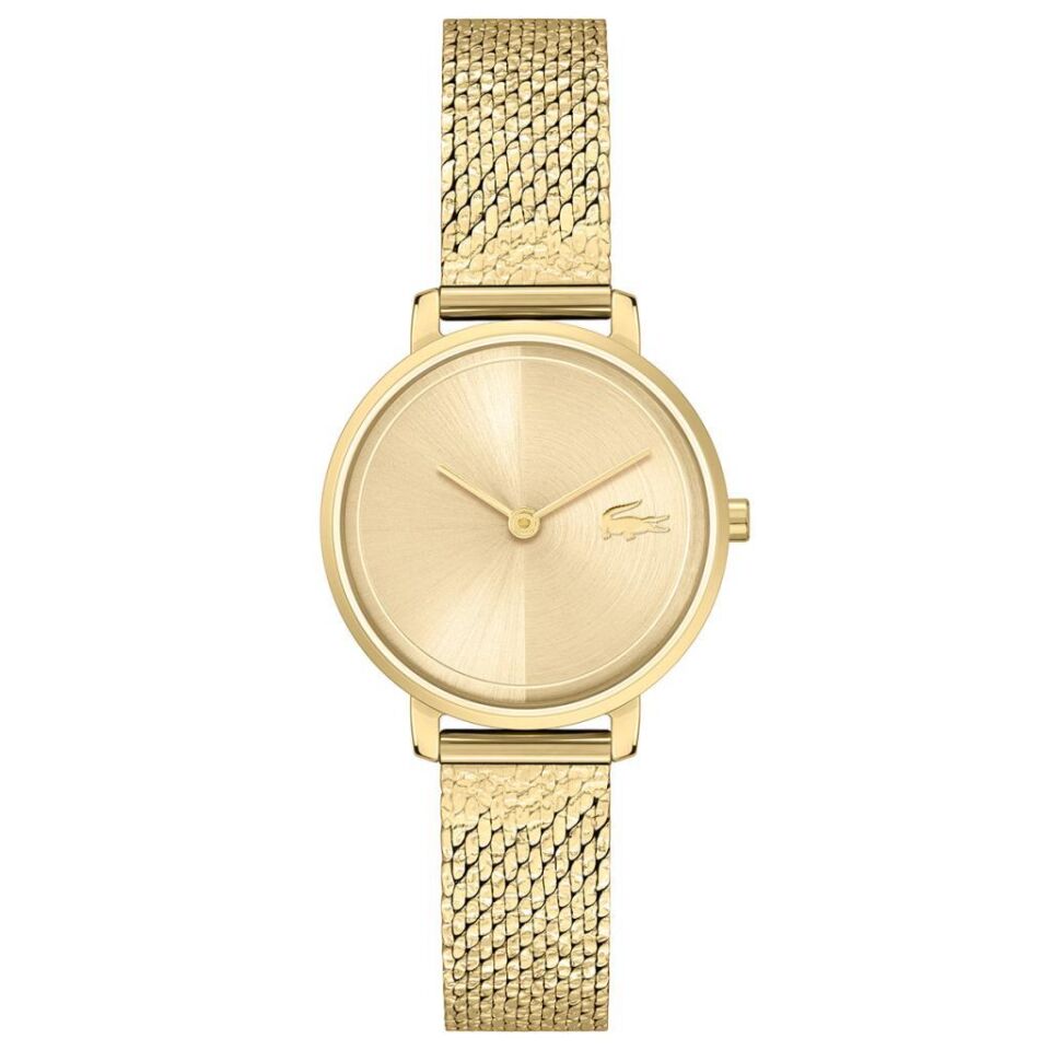 Lacoste 2001297 Quartz Hasır Altın Rengi 28 mm Kadın Kol Saati