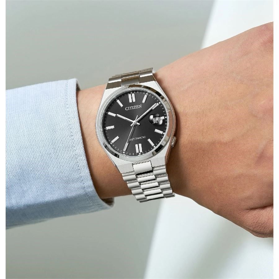 Citizen Tsuyosa NJ0150-81E 40 mm Çelik Siyah Kadran Erkek Kol Saati