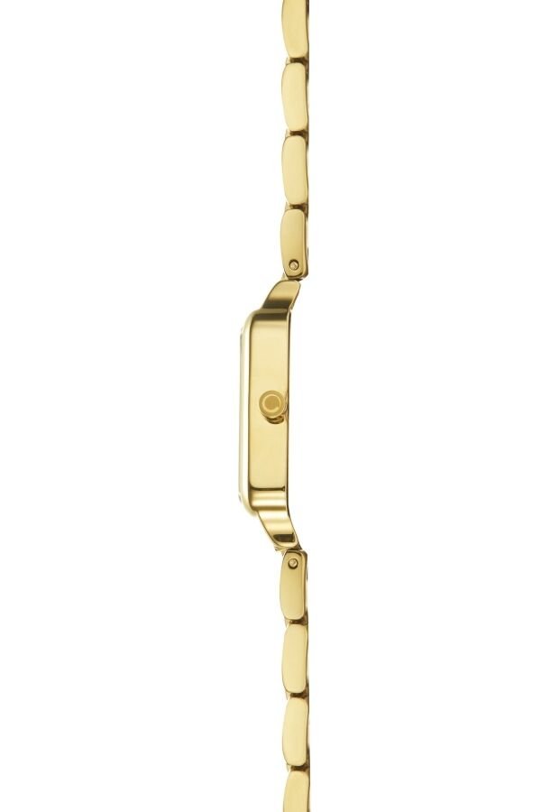 Obaku Denmark V301LXGGSG Quartz Çelik Altın Rengi Beyaz Kadran Safir Cam 23 mm Kadın Kol Saati
