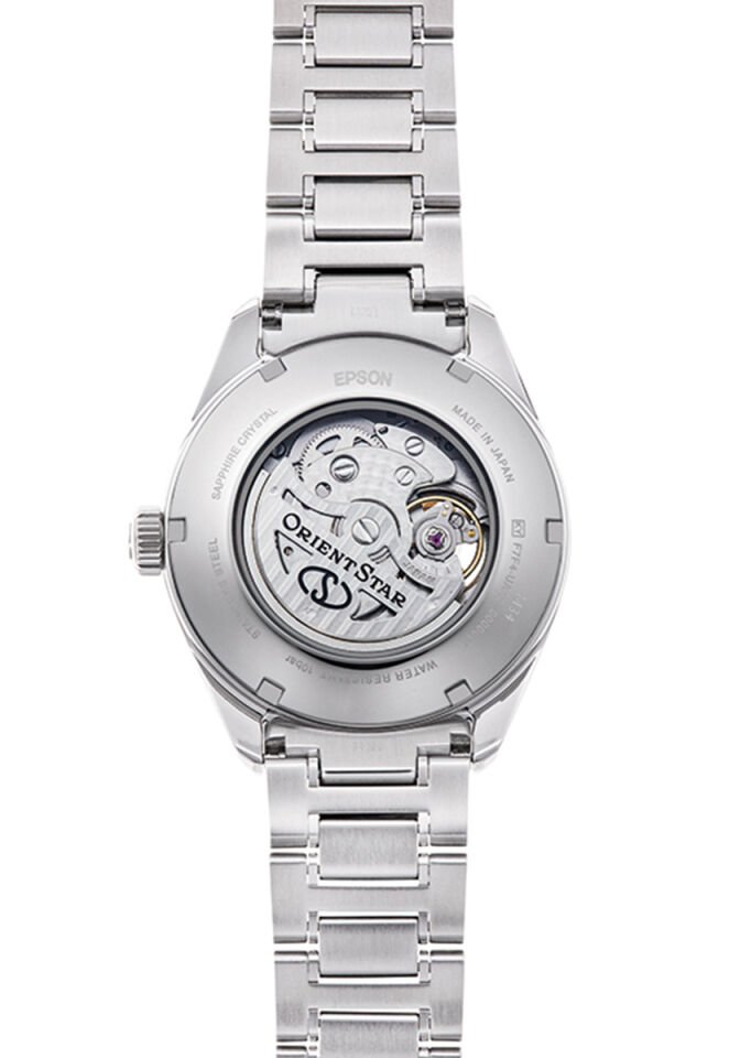 Orient Star RE-BY0005A00B Otomatik Çelik Gri Open Heart Yeşil Kadran Safir Kristal 10 ATM 40 mm Erkek Kol Saati