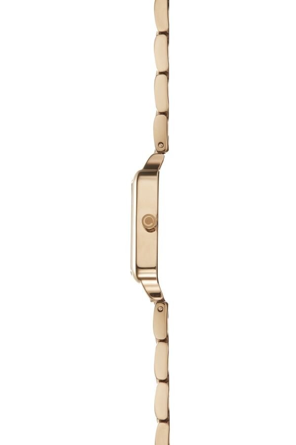 Obaku Denmark V301LXVWSV Quartz Çelik Rose Beyaz Kadran Safir cam 23 mm Kadın Kol Saati
