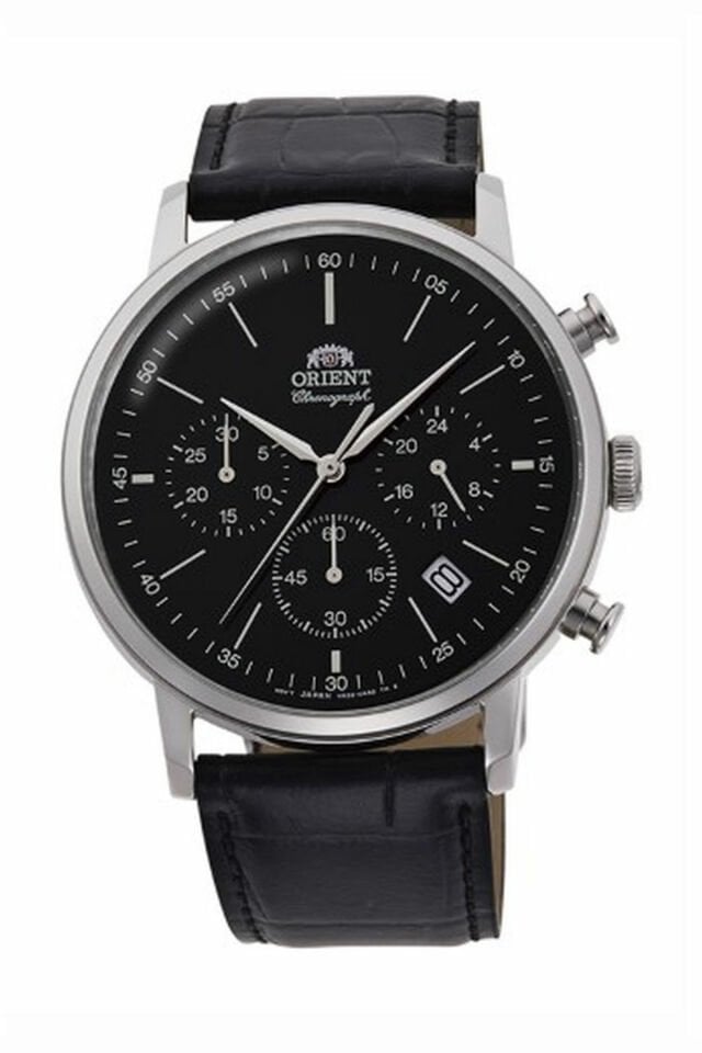 Orient RA-KV0404B10B Quartz Kronograflı Deri Siyah 42 mm Erkek Kol Saati