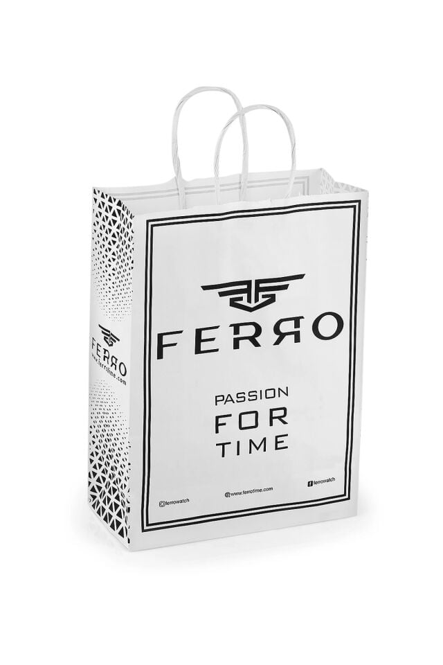 Ferro FM31168A-R Quartz Çelik Siyah 47 mm Erkek Kol Saati
