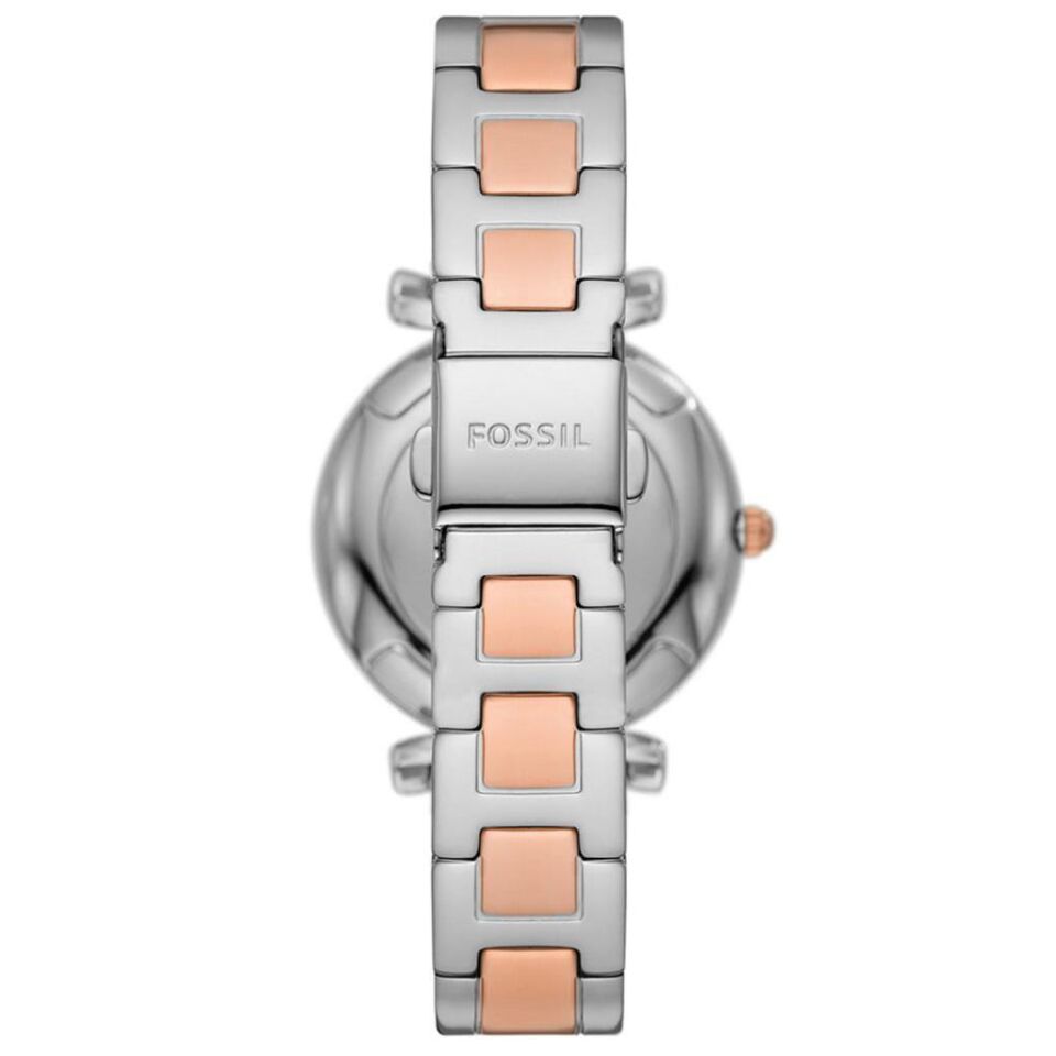 Fossil FES5156 35 mm Rose Gold / Metalik Gri Kadın Kol Saati