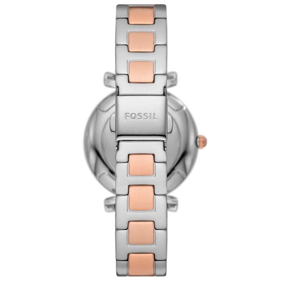 Fossil FES5156 35 mm Rose Gold / Metalik Gri Kadın Kol Saati