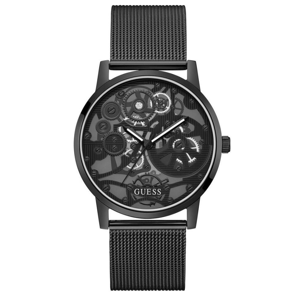 Guess GUGW0538G3 Quartz Hasır Siyah 42 mm Erkek Kol Saati