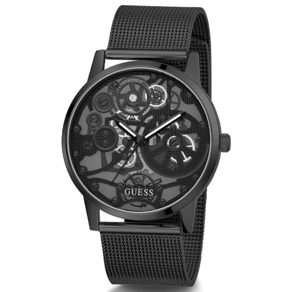 Guess GUGW0538G3 Quartz Hasır Siyah 42 mm Erkek Kol Saati