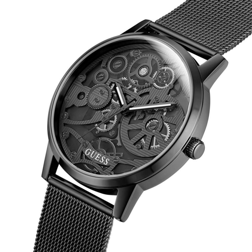 Guess GUGW0538G3 Quartz Hasır Siyah 42 mm Erkek Kol Saati