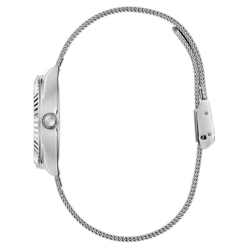 Guess GUGW0842L1 Quartz Çelik Hasır Gri 30 mm Pırlantalı Kadın Kol Saati