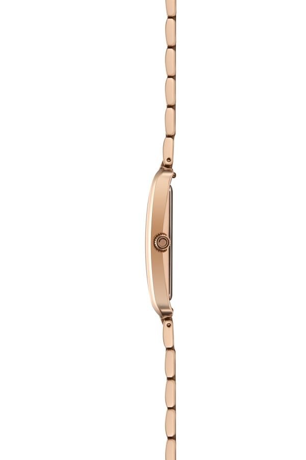 Obaku Denmark V311LXVWSV Quartz Çelik Rose Beyaz Kadran 24 mm Kadın Kol Saati