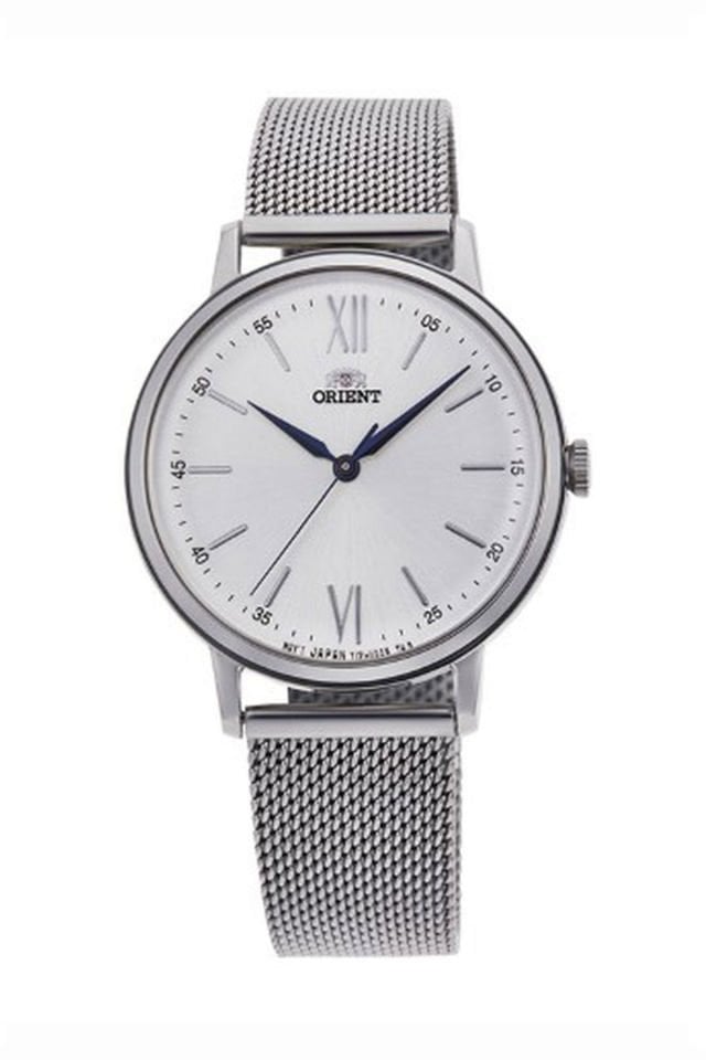 Orient RA-QC1702S10B Quartz Çelik Hasır Gri Kristal Mineral 33 mm Kadın Kol Saati