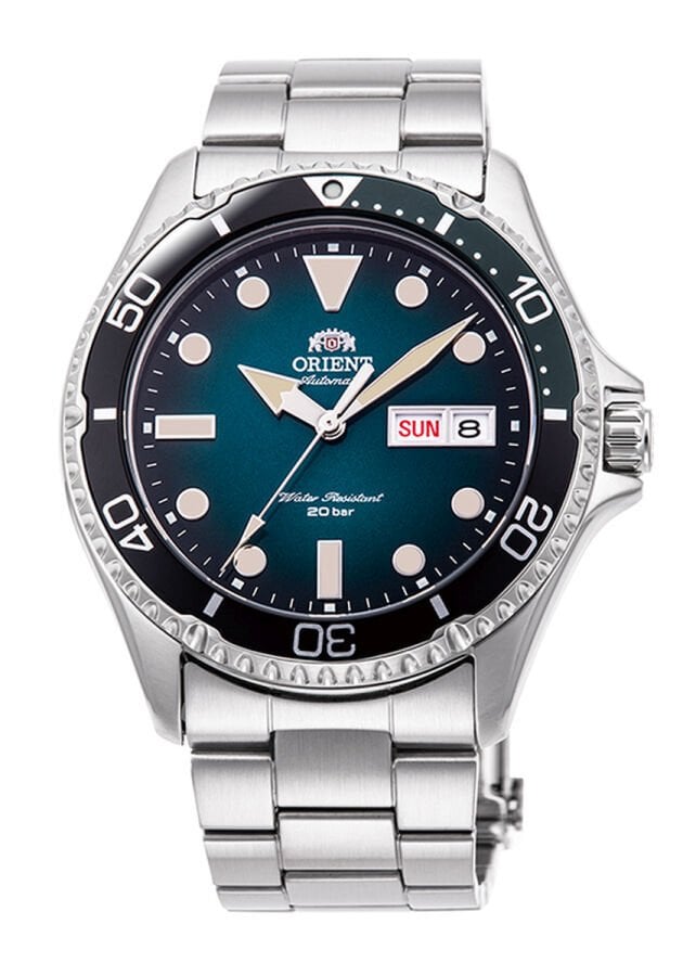 Orient Kamasu RA-AA0811E39B Otomatik Çelik Gri Yeşil Kadran 42 mm Erkek Kol Saati