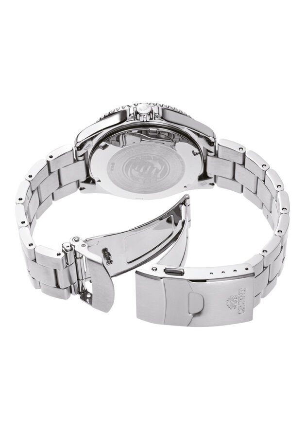 Orient Mako 3 RA-AA0821S39B Otomatik Çelik Gri Krem Kadran 20 ATM 42 mm Erkek Kol Saati