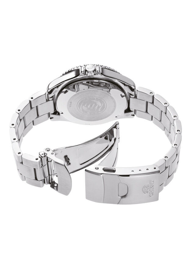 Orient Mako 3 RA-AA0821S39B Otomatik Çelik Gri Krem Kadran 20 ATM 42 mm Erkek Kol Saati