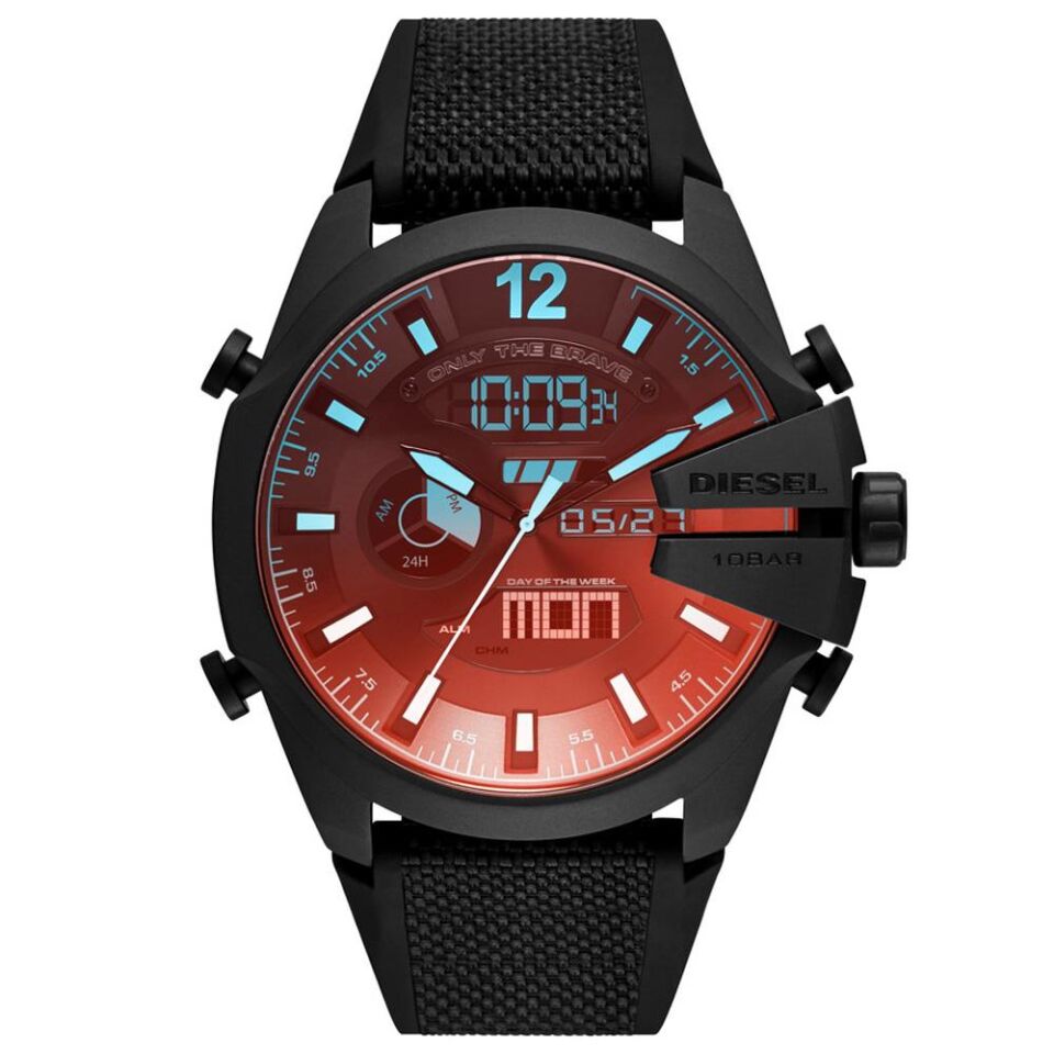 Diesel Dz4548 51mm Silikon Kordon Erkek Kol Saati MvStime