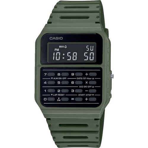 Casio CA-53WF-3BDF Quartz Dijital Silikon Yeşil 34 mm Erkek Kol Saati