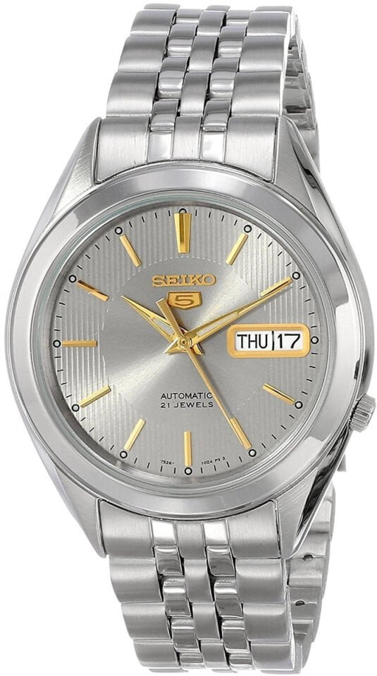 Seiko 5 SNKL19K1 Otomatik Çelik Gri 39 mm Erkek Kol Saati