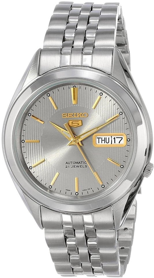 Seiko 5 SNKL19K1 Otomatik Çelik Gri 39 mm Erkek Kol Saati
