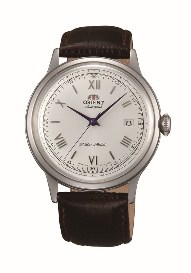 Orient Bambino TAC00009W0 Kurmalı Otomatik Deri Kahverengi Krem Kadran 41 mm Erkek Kol Saati