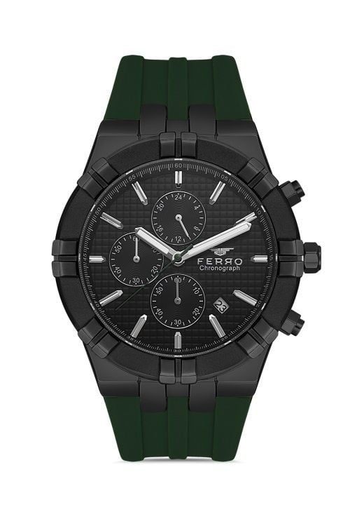 Ferro Yeşil Çelik Kordon Erkek Kol Saati FM11378D-ZQ2