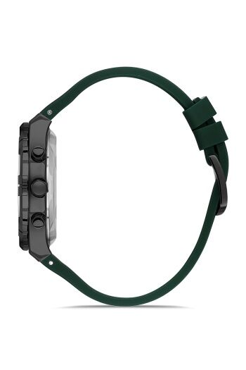 Ferro Yeşil Çelik Kordon Erkek Kol Saati FM11378D-ZQ2 Fonksiyonları Aktif 3ATM Su Geçirmez